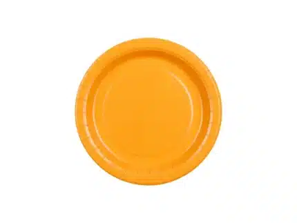 Talerzyki pap.18cm 1op/6szt.pomarańczowy